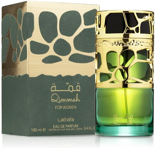 Qimmah Verde de Lattafa: Elegancia y Frescura en una Fragancia Masculina