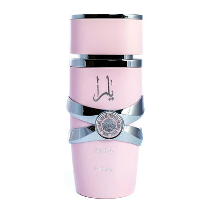 Perfume Yara Rose Lattafa – fragancia árabe femenina floral y elegante disponible en Almaira Perfumes