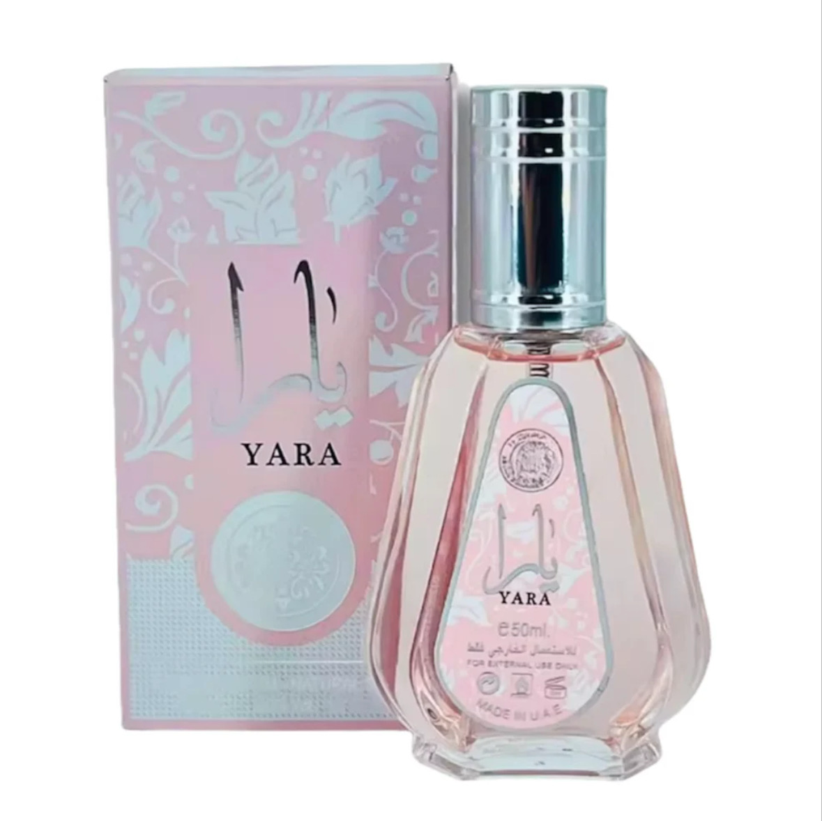Yara Rosa 50 ml de Lattafa: Dulzura Floral con Aura Elegante